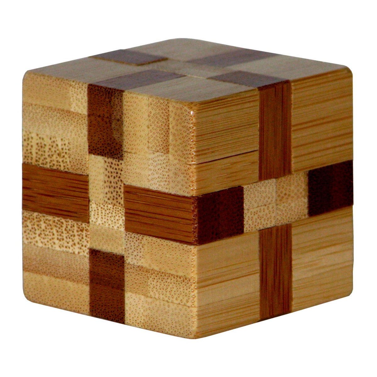 Cubo puzzle 3D con cervello in bambù Eureka ***