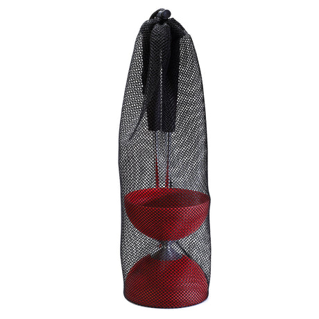 Eureka in gomma diabolo con bastoncini in alluminio - rosso