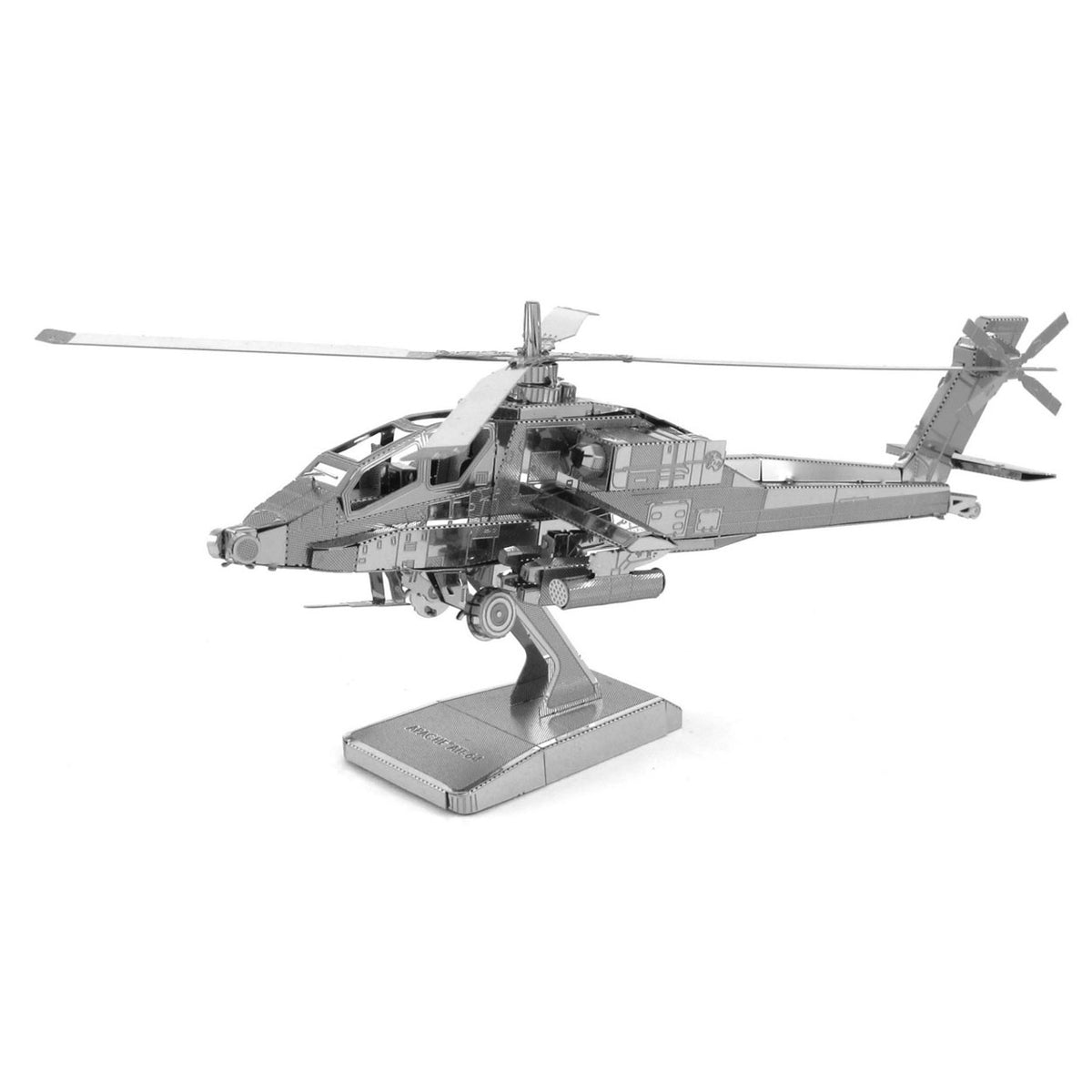 Eureka Metal Earth ah-64 apache edizione argento