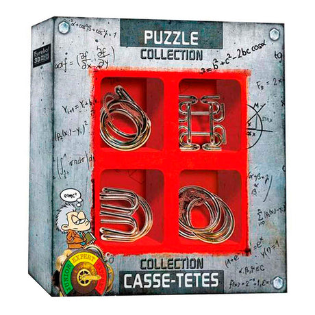 Eureka Metal Brain Puzzle Extreme, 4 pz.