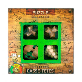 Eureka puzzle cerebrali in legno junior, 4 pz.