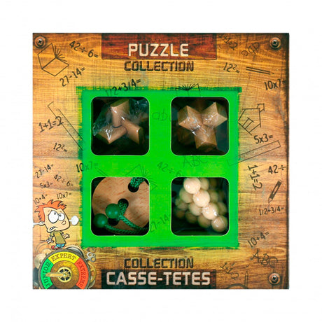 Eureka puzzle cerebrali in legno junior, 4 pz.