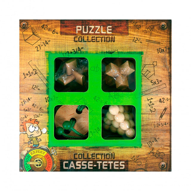 Eureka puzzle cerebrali in legno junior, 4 pz.