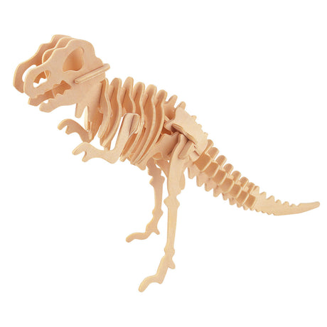 Kit di costruzione in legno 3D del laboratorio di Eureka Geppetto - Tirannosauro