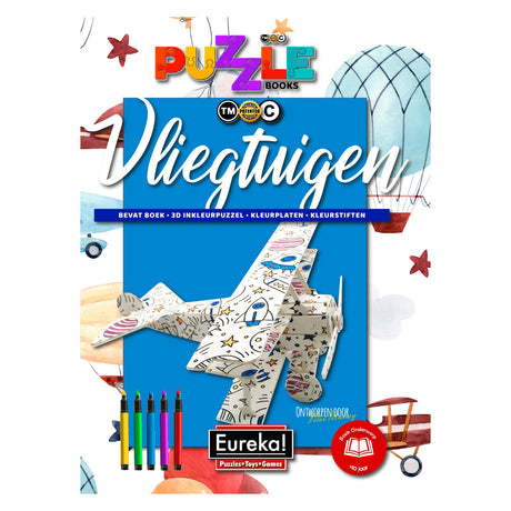 Libri di puzzle 3D Eureka - Aeromobile