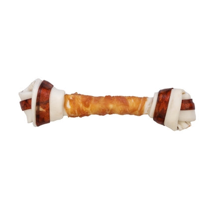PETSTYLE Living Knoted Bot multicolore con pollo