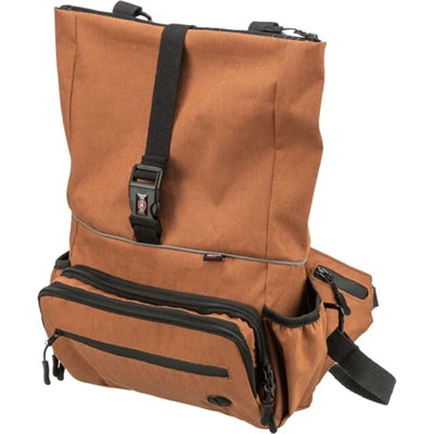 Zaino rolltop Trixie con marsupio con cintura ruggine