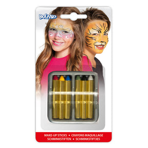 Boland set di 6 bastoncini per il trucco 6 colori