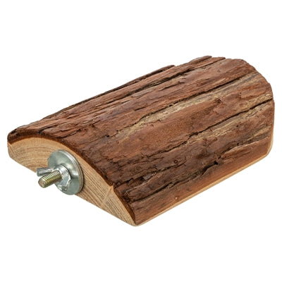 Piattaforma Trixie con fissaggio a vite in legno corteccia