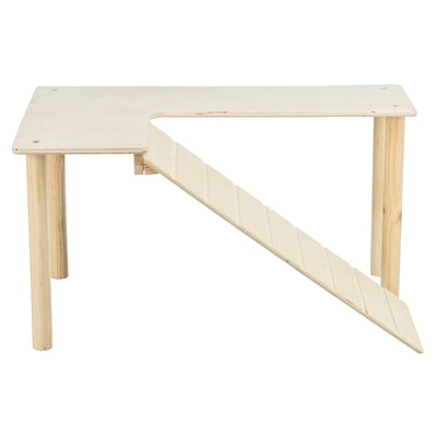 Trixie piattaforma con rampa per topi, criceti, legno non trattato