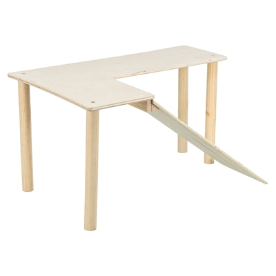 Trixie piattaforma con rampa per topi, criceti, legno non trattato