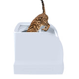 Toilette per gatti Imac Frida con cassetto blu