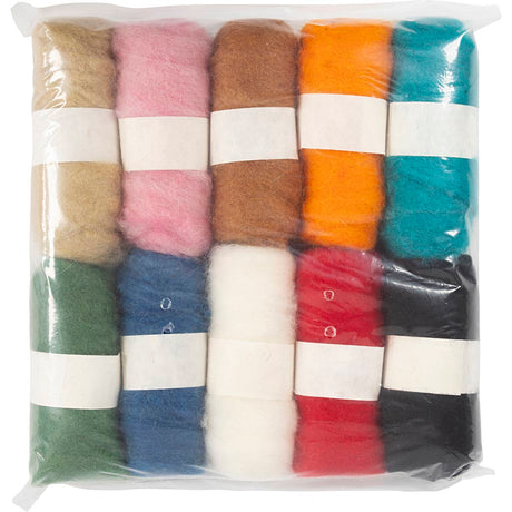 Azienda creativa https: www.cchobby.nl carded-wool-various-colors-10x25-gr-1-doos