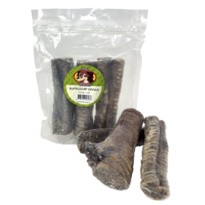 Tronco di bufalo imbottito per snack per animali domestici