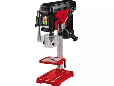 Trapano a colonna Einhell tc-bd 450 - 450 w - 600-2.650 t min - b16 - mandrino autoserrante: ø1,5-13 mm - max. profondità di foratura: 50 mm - tavola di foratura: 160x160 mm - la tavola di foratura è inclinabile, girevole e regolabile in altezza