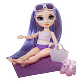 Bambola fashion in stile nuoto alto arcobaleno - 28 cm - viola (viola)