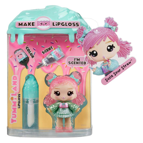 Yummiland pop: set di paglia acida Susie con lucidalabbra