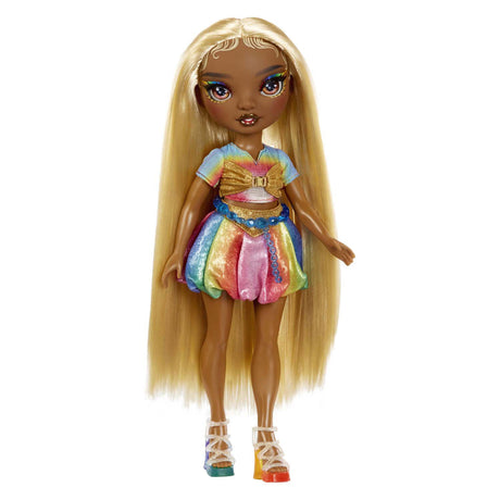 Mga entertainment bambola arcobaleno di alta moda con gesso per capelli - meline gold