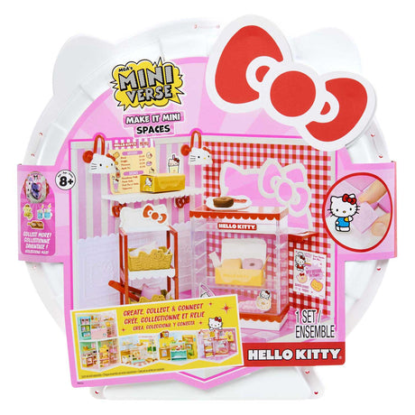 Miniverse crea mini spazi™ hello kitty® - set artigianale - kit di costruzione - crea la tua mini pasticceria Hello Kitty