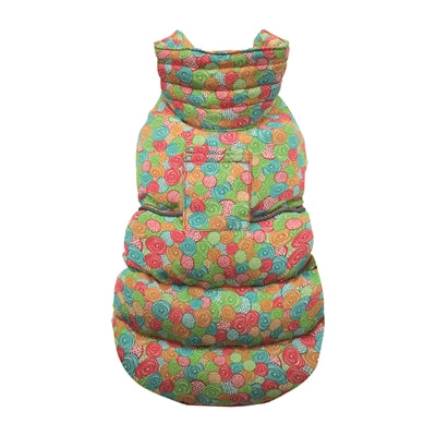 Cappotto per cani Croci foderato a caramella