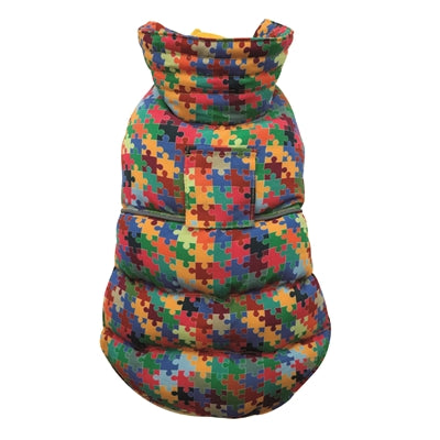 Cappotto per cani Croci foderato a puzzle