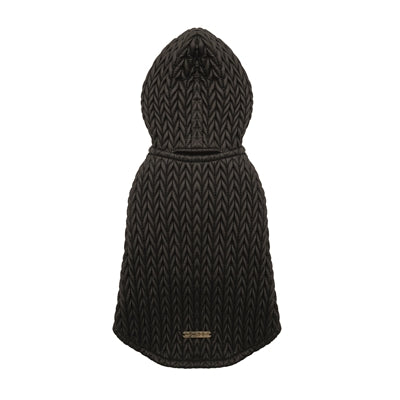 Cappotto per cani Croci elegante foderato nero