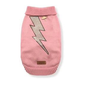 Maglia per cani Croci tuono fulmine rosa