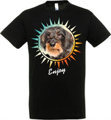 T-shirt bassotto nera