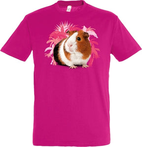 T-shirt porcellino d'India fucsia