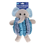 Battersea che annusa il blu dell'elefante