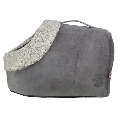 Cuccia per gatti Trixie igloo calida termoriflettente grigio-bianco nero