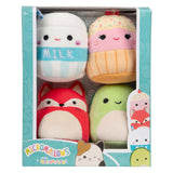 Peluche coccolone Squishmallows - micromallows, confezione da 4