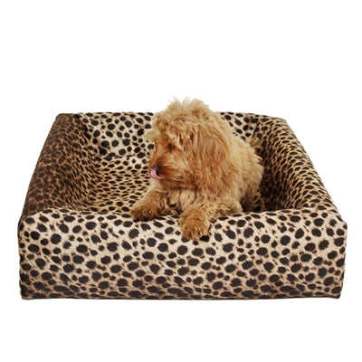 Copriletto Bia stampa leopardo premium