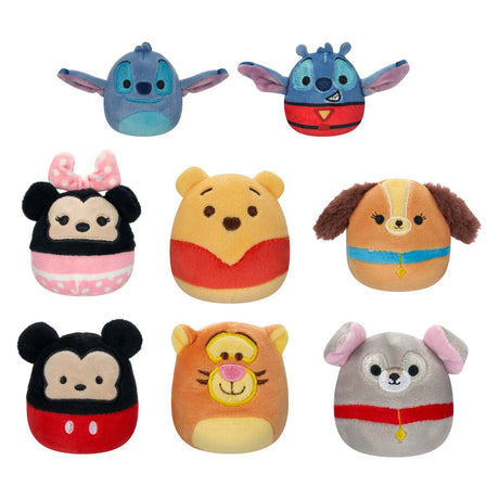 Peluche Scapino squishmallows coccolone - personaggio Disney a sorpresa - 6,5 cm