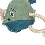 Trixie in pelle di pesce con corda