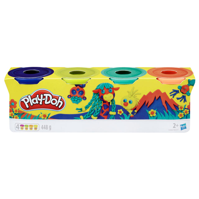 Play-Doh 4-pack (Wild Colors)