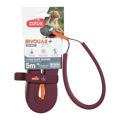 Zolux bvk cavo di traino piatto in silicone rosso