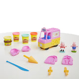 Set da gioco per gelato Play-doh Peppas - pasta da modellare - inclusi 5 vasetti