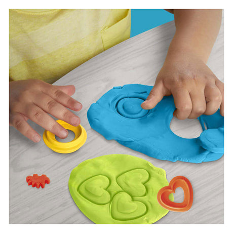 Dino play-doh in piedi con forme e colori - 6 vasi di terracotta