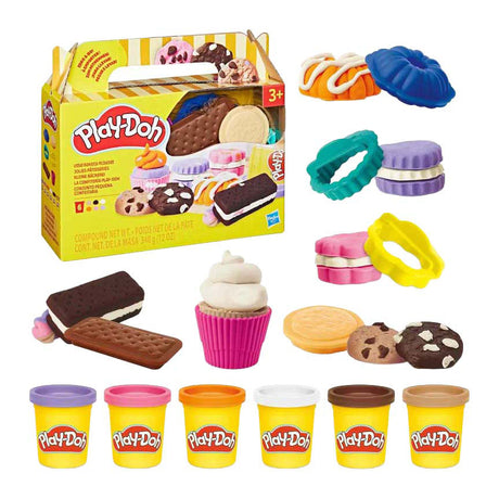 Piccola pasticceria Play-doh - 6 vasi di terracotta