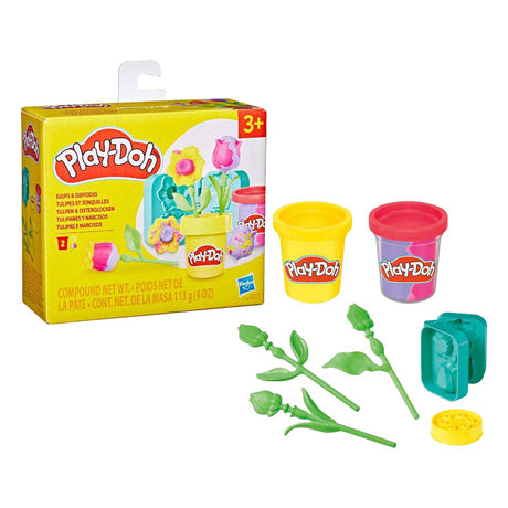 Play-doh lil flowers tulipano - 2 vasi di terracotta.