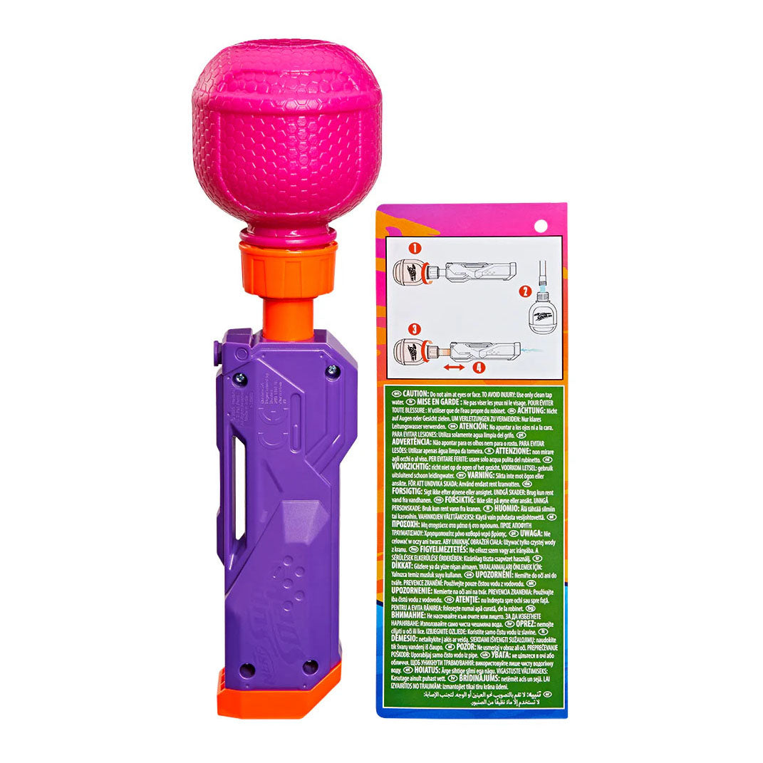 La bottiglia super-soak di Hasbro Nerf è scoppiata