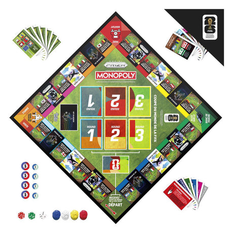 Monopoly Panini Prizm FIFA World Cup - gioco da tavolo - francese