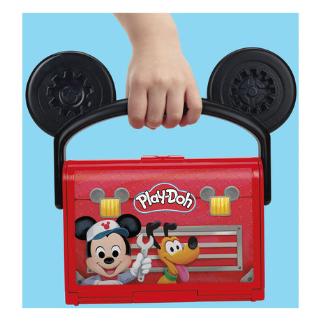 Play-doh Disney Junior Garage da viaggio, giocattoli di Topolino
