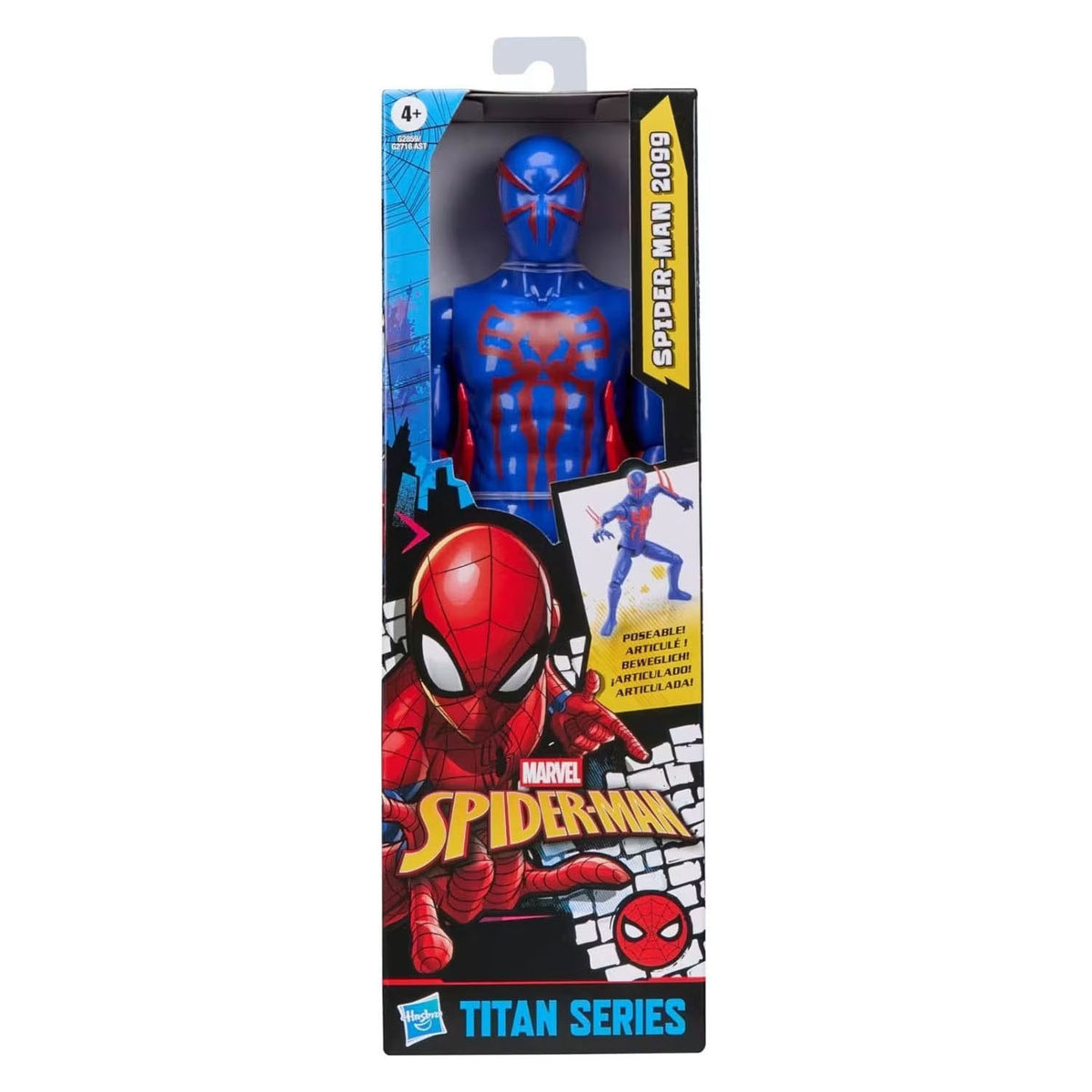 Marvel hasbro – spider-man 2099 – action figure – 30 cm – 11 punti di articolazione