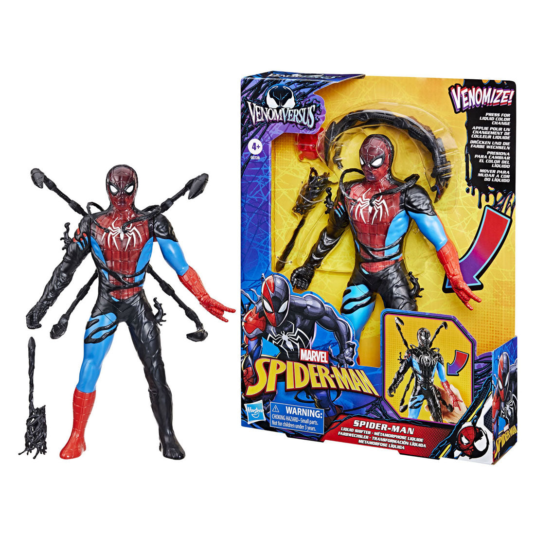 Veleno di Spider-Man di Hasbro contro Spider-Man - action figure