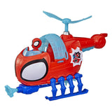 Spidey Hasbro con elicottero giocattolo Spidey