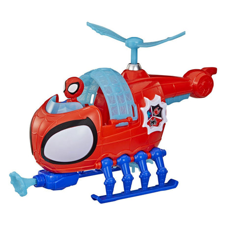 Spidey Hasbro con elicottero giocattolo Spidey