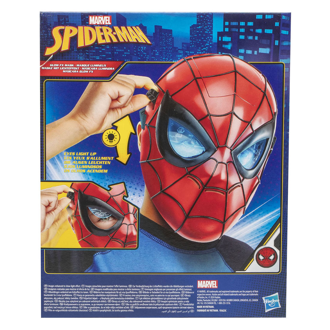 Maschera fx luminosa di Hasbro Marvel Spider-Man