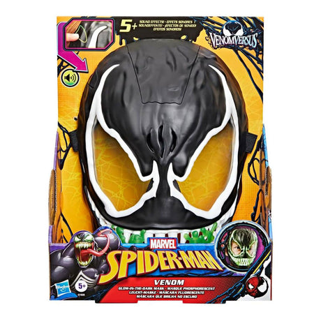 Hasbro Spider-Man Venom maschera fosforescente, giocattoli da supereroe.